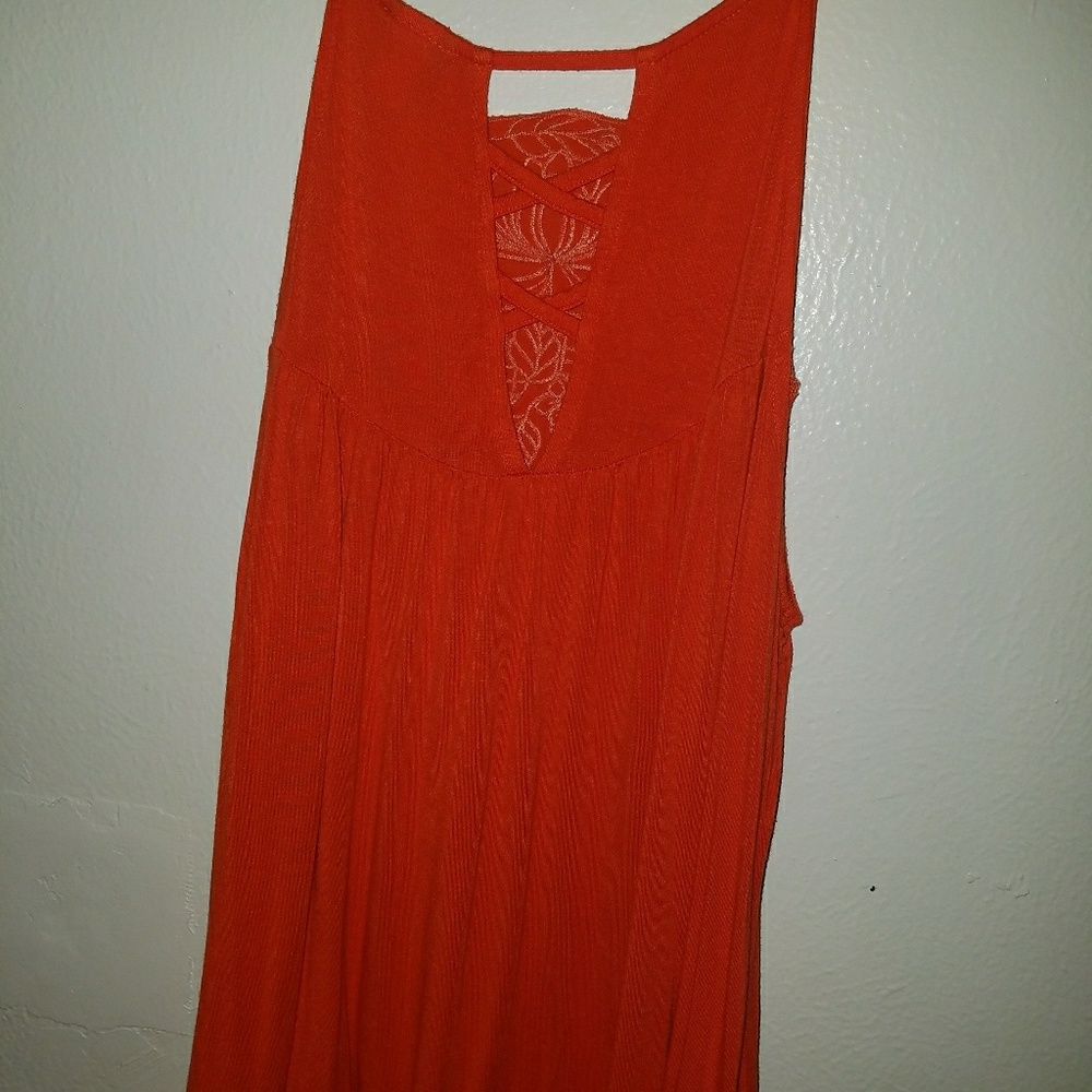 Torrid orange top